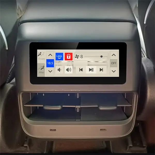Modello 3 Y climatizzatore posteriore per 2022 Tesla regolazione posteriore AC Touch Screen controllo della temperatura della musica