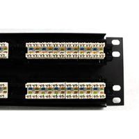 Panel de Conexiones de 24/48 Puertos Super CAT5/CAT6/Super CAT6 (Opciones Blindadas/No Blindadas) para una Conectividad Estable y Segura