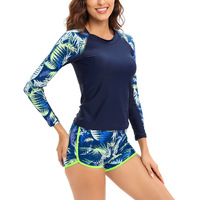 JSN Rashguard de natation grande taille de haute qualité pour femmes Rashguard personnalisé Rash Guard à manches longues sublimé