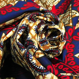 Tela africana con estampado de cera holland, tejido brocado para ropa de cama de hospital, modelo les bazin 2022, venta directa de fábrica - Product Image 5