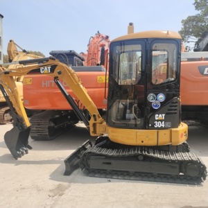 Mini-excavatrice sur chenilles CAT Caterpillar 304CR 304 d'origine japonaise, 4 tonnes, en parfait état de marche, d'occasion, en vente. - Product Image 6