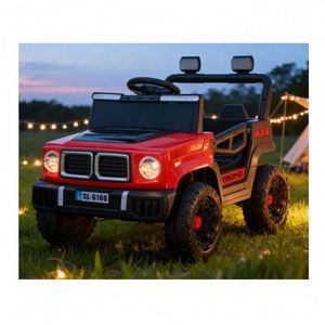 Kids Electric Ride-On Car 2-4 Years Double 6V4Ah Motors Early Learning Battery <b>Phone</b> Remote Steering Wheel <b>Control</b> Durable PVC - Product Image 5