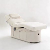 Table de massage électrique multifonctionnelle en PVC pour salon de beauté, thérapie Shiatsu, spa, tatouage, micropigmentation, avec télécommande et 4 moteurs