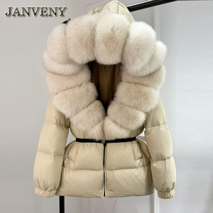 XX 2026 Nouvelle doudoune d'hiver pour <span class=keywords><strong>femme</strong></span> Vrai col en fourrure de renard à <span class=keywords><strong>capuche</strong></span> Épaisse et <span class=keywords><strong>chaude</strong></span> 90% duvet de canard blanc Manteau <span class=keywords><strong>imperméable</strong></span> pour <span class=keywords><strong>femme</strong></span> <span class=keywords><strong>Parka</strong></span> - Product Image 2