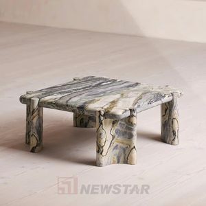 Newstar โต๊ะกาแฟหินสำหรับห้องนั่งเล่นทันสมัยปรับแต่งด้วยหินอ่อนธรรมชาติโต๊ะกาแฟเฟอร์นิเจอร์หินสำหรับห้องนั่งเล่น - Product Image 2