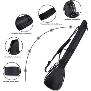 Borsa da Golf Professionale per il Dopo-Merienda in Neoprene e Nylon Impermeabile, Colori e Logo Personalizzabili, Porta 3 Palline per Driving Range - Product Image 5