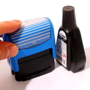 Waterbased self inking stamp ink refill for fabric clothes stamp