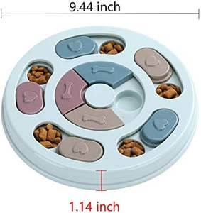 DR CATCH Blue <span class=keywords><strong>Dog</strong></span> <span class=keywords><strong>Puzzle</strong></span> giocattolo eco-friendly cibo in plastica per IQ formazione e arricchimento mentale - Product Image 2
