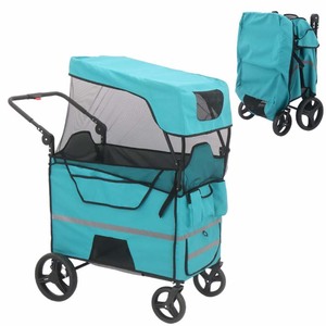 Carrito de Jardín Personalizado, Carro Utilitario con Toldo, Fácil de Transportar, Plegable para Picnic - Product Image 2