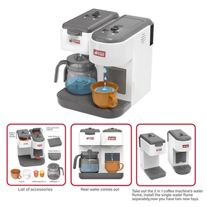 2025 nouveauté cuisine jouets <span class=keywords><strong>Machine</strong></span> à café semblant jouer enfants cafetière jouet appareils de cuisine ensemble pour enfants - Product Image 6