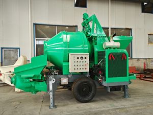 Pompe à béton mobile Minle C3 à <span class=keywords><strong>moteur</strong></span> diesel, contrôlée par PLC, haute qualité, transport vertical 120m/horizontal 500m, débit 30m³/h - Product Image 1