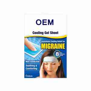 Láminas de Gel Refrigerante/ Paquete de 4/ Alivio Inmediato para Migrañas y Dolores de Cabeza Severos - Product Image 1