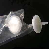 Filtres de laboratoire jetables en PTFE hydrophobe de 50 mm, 60 mm, 0,22 μm, non stériles, pour la protection des pompes de ventilation des fermenteurs