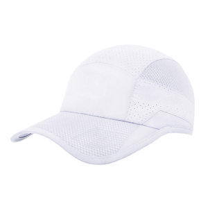 Gorra de béisbol de malla de secado rápido con orificios, diseño de letras, para deportes al aire libre, negocios, de poliéster común, para correr - Product Image 3