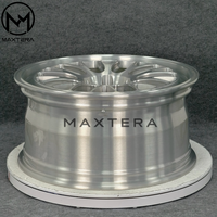 Jantes de voiture pour passagers Maxtera forgées sur mesure en argent brossé style ML10RT pour BMW Porsche Audi AMG VW Camaro Corvette, jantes en alliage