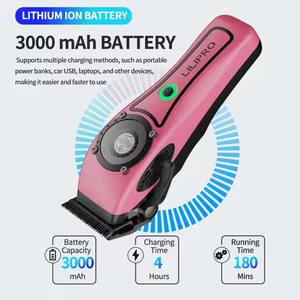 Cortapelos Profesional LILIPRO L61 para Salón y Barbería con Motor Giratorio de 11000 RPM, Cuchilla <span class=keywords><strong>DLC</strong></span>, Inalámbrico y Eléctrico para <span class=keywords><strong>Peluqueros</strong></span> - Product Image 4