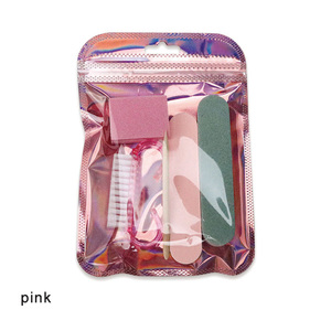 Kit de préparation des ongles à presser 5 pièces : éponge en bois, brosse anti-poussière pour ongles, mini lime polissoir, outils pour la manucure - Product Image 5