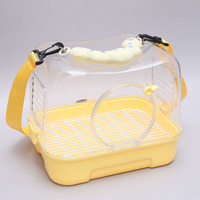 Sac de transport léger et respirant en maille avec design latéral, imperméable, pour aventure en plein air, motif peau de tigre, pour perroquet, sac à bandoulière, cage