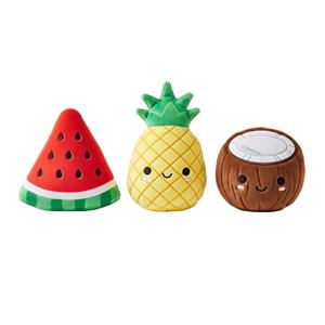 Juguete de perro chirriante de felpa personalizado de frutas de verano y animales del océano-Juguete interactivo para mascotas para perros, seguro y divertido para jugar - Product Image 1