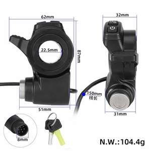 Kukirin G2มาสเตอร์ kickscooter คันเร่งพร้อมล็อคและปุ่มคู่สำหรับ kukirin G2หลักสกูตเตอร์ไฟฟ้าเครื่องเร่งนิ้วหัวแม่มือ - Product Image 2
