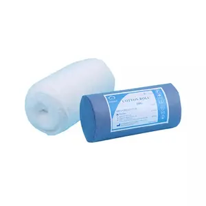 Rouleau de gaze Hydrophile médical compressée 100% coton uni absorbant de haute qualité