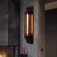 Lampe murale en fer de style industriel rétro, pour couloir, escalier, restaurant, loft, chambre à coucher, lampe de chevet, décoration de la maison, éclairage LED intérieur