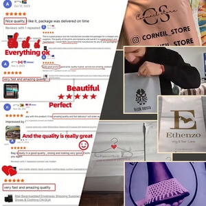 Grand sac d'expédition écologique en polyéthylène, recyclable et compostable, imperméable et en promotion, noir, pour chaussettes, chaussures et fourrures - Product Image 2