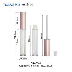 Tubes de gloss miniatures recyclables de 3 ml en gros, tubes de correcteur liquide de 3 ml avec capuchon en aluminium, tubes de gloss vides - Product Image 2