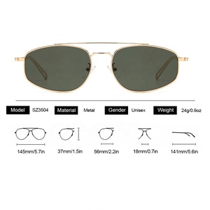 แว่นกันแดดทรงนักบินกรอบวงรีดีไซน์ใหม่ สีสันไล่ระดับ น้ำหนักเบา ป้องกันรังสียูวี 400  โลโก้สั่งทำได้ กรอบโลหะเต็มวง  ตก<span class=keywords><strong>แต่ง</strong></span>สวยงาม เหมาะสำหรับทุกเพศ - Product Image 6