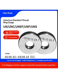 Amerikanischer Standard-Gewindemessring Pass/Fail 2A Standardgenauigkeit 7/8-9-10-12-14-16-18-20-24-28-32 15/16 - Product Image 2