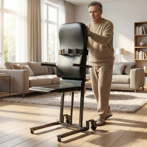 Chaise de transfert Homecare Elevating, hauteur de siège réglable, avec roulettes, télécommande - Product Image 1
