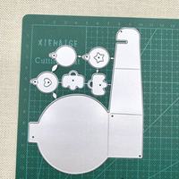 Matrice de découpe en métal pour cadre de fond, idéale pour albums photo DIY, boîtes cadeaux, cartes en papier, cartes de vœux et scrapbooking