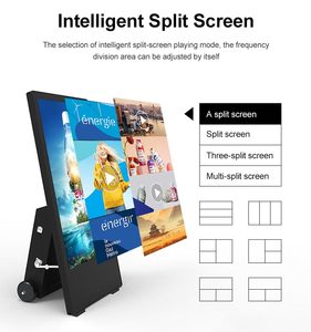 Xách tay 43-inch Độ sáng cao <span class=keywords><strong>LCD</strong></span> Áp phích quảng cáo hiển thị <span class=keywords><strong>IP65</strong></span> pin không thấm nước Powered 2000nits cho trung tâm mua sắm - Product Image 3