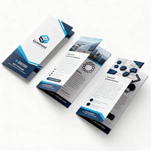 Custom Design Folding <b>Paper</b> User Manual <b>Leaflet</b> Printing Booklet Trifold Flyers Advertising for Business - Product Image 3
