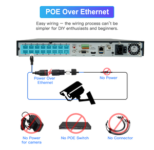 Hik NVR PoE de 16 Canales 4K H.265 DS-7616NXI-k2/16P con Almacenamiento SATA, Detección de Movimiento, 12MP Máx., hasta 200Mbps de Ancho de Banda Entrante - Product Image 5