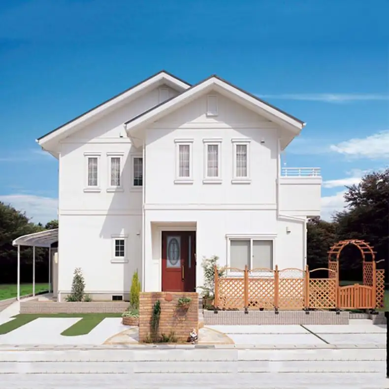 popular cheap two storey wooden house prefab with best price