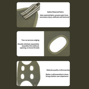 Hamac de toilettage pour animaux de compagnie, sac de contention pour chats et chiens. Support de suspension en maille robuste pour des bains, des coupes d'ongles et des nettoyages d'<span class=keywords><strong>oreilles</strong></span> sans stress - Product Image 2