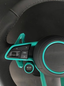 Volant de voiture personnalisé en cuir bleu RS3 avec bouton de démarrage/arrêt et sélecteur de conduite pour <span class=keywords><strong>Audi</strong></span> A3/A4/A5/A6/A7/A8/<span class=keywords><strong>Q</strong></span>/RS Series - Product Image 2