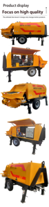 Bombas de Concreto Móveis Profissionais de Alta Eficiência Tipo 20/30/40/50/60 - Product Image 6