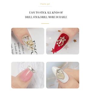 JTING Gel Adhésif Fort pour Bijoux d'Ongles, Gel Strass à Marque Privée, Couleurs de Vernis à Ongles Gel UV LED, Gel Pâte pour Ongles - Product Image 4