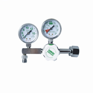 Basınç göstergesi 0-4000PSI ve CGA540 oksijen regülatörü için akış ölçer ile tıbbi oksijen silindiri - Product Image 5