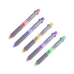 Bolígrafo Novedoso 4 en 1 al por Mayor, de Plástico con Pulsador, en Rojo, Azul, Negro y Verde, con Logotipo Personalizado, Ancho de Escritura de 0.5 mm - Product Image 2