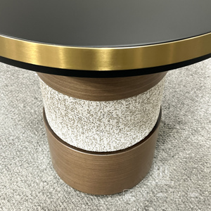 Premium Appearance <b>Side</b> <b>Table</b> <b>Round</b> Living Room Decorative <b>Table</b> for Home Hotel Villa Living Room Coffee <b>Side</b> <b>Table</b> - Product Image 2