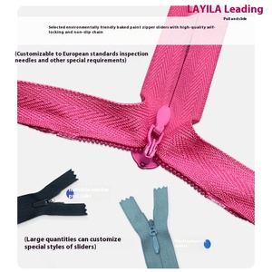 <span class=keywords><strong>VVE</strong></span> Fabricant Vente en gros N° 3 lacets invisibles en nylon colorés pour vêtements, coussins, jupes, pantalons, en plastique dissimulé - Product Image 2