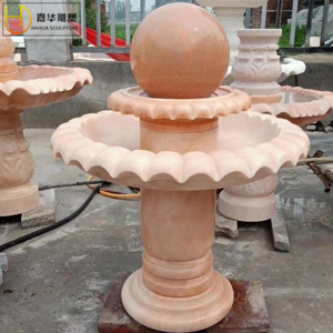 Fuente de Agua Tallada en Piedra Jiahua, Estilo Europeo, Decoración de Jardín, Villa, Paisaje, Duradera - Product Image 1