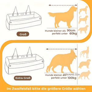 Kau sicheres Leder Hund Autos itz Großer Hund Haustier Sitz Extender Bett Hoch polster Sicherheit Hund Haustier Autos itz - Product Image 5
