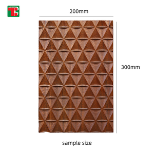 集成覆层墙板3D大板实木胶合板几何图案墙板 - Product Image 5
