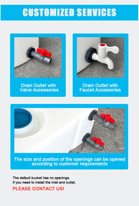 Réservoir d'<span class=keywords><strong>eau</strong></span> en PP de qualité supérieure, de 300 L, de qualité alimentaire, <span class=keywords><strong>rectangulaire</strong></span> horizontal, moulage intégré - Product Image 2