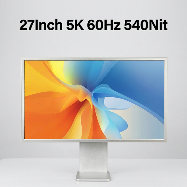 Factory Direct Sale 27-Inch 5K Ultra High-End LED Display Monitor 65W Reverse Charging 60Hz Refresh Rate Gaming PC/Computer Use