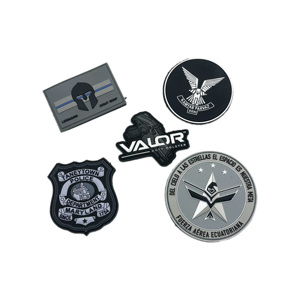 Manufacturing Facility Personalized 2D Soft Rubber Polyvinyl Chloride Hook And Loop Precision Applique pvc patch - Product Image 2